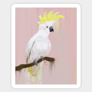 Cockatoo Blush Sticker